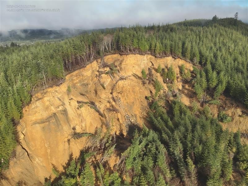 Travel Alert for Drivers Heading North: OR 229 Closed in Lincoln County Due to Landslide