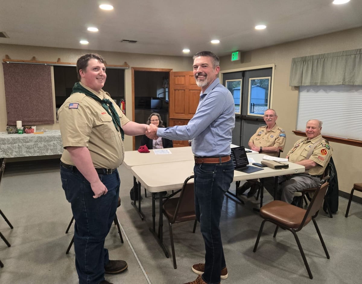 Johnny Barrett of Riddle Earns Eagle Scout Rank After Completing 236 Hour Service Project
